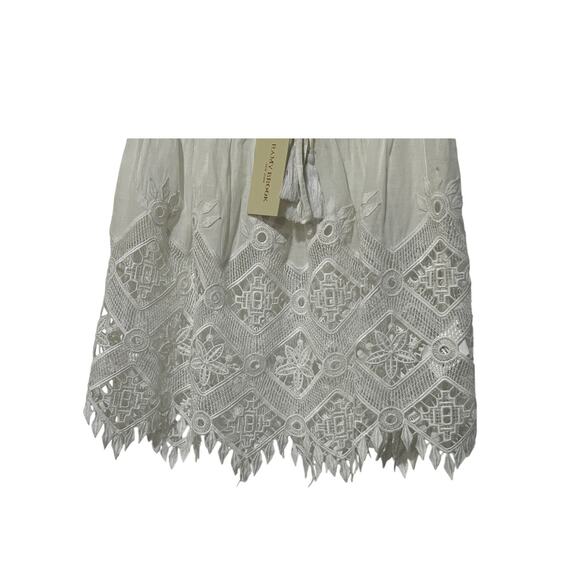 RAMY BROOK WOMENS SIZE SMALL AILANI LACE MINI SKIRT SWIM COVER UP WHITE NEW - Picture 8 of 14